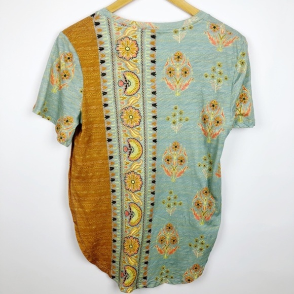 Anthropologie Postmark Bandana Print Tunic Top - Picture 4 of 5